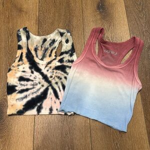 Katie J Cropped Tanks Girls M
